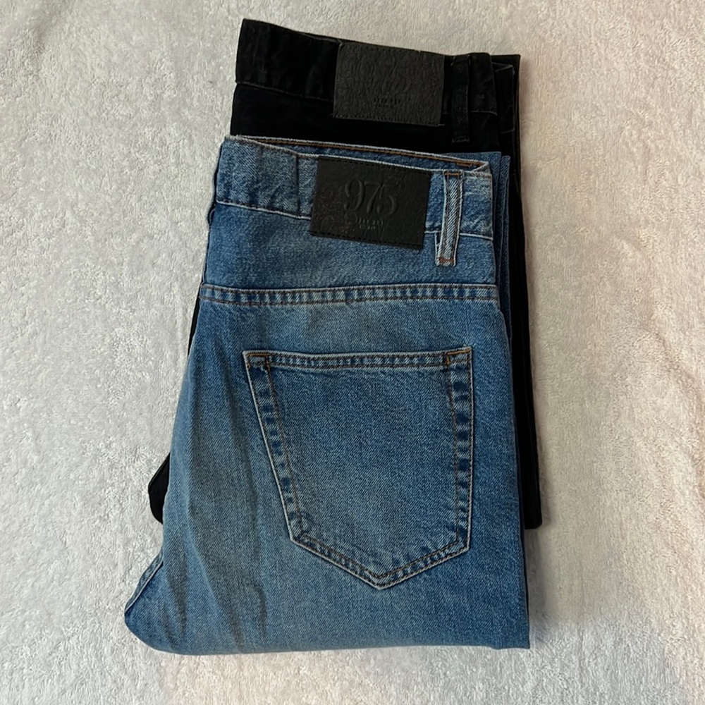 2 pair Zara Man “975” jeans men’s size 30 - Picture 1 of 13